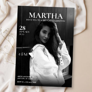 Convite Aniversário da revista Modern Photo