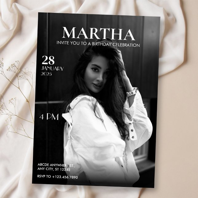 Convite Aniversário da revista Modern Photo (Criador carregado)