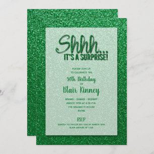 Convite Aniversário da SURPRESA Verde