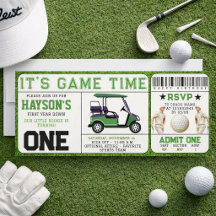 Aniversário de 1º Ano com Ingresso de Golfe Year D