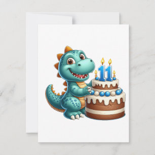 Convite Aniversário de 11 anos do Dino