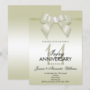 Convite Aniversário de 14 anos de casamento com Arco e Fit