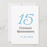 aniversário de 15 anos da quinceanera azul preto l