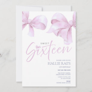 Convite Aniversário de 16 anos Arco Rosa Doce Dezesseis 