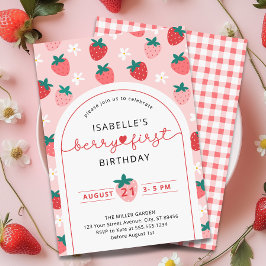 Convite Aniversário de 1 Ano Berry