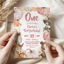 Aniversário de 1 ano da Menina Abóbora Boho Flores