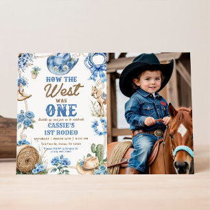 Convite Aniversário de 1 ano do Cowboy Rodeo How The West