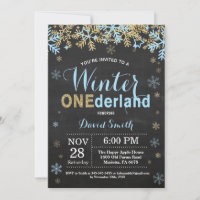 Aniversário de 1 ano do Menino Winter Onederland A