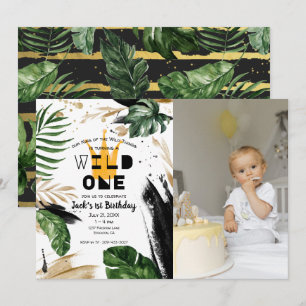 Convite Aniversário de 1 ano do Selvagem Coroa do Rei da