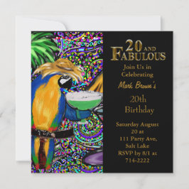 Convite Aniversário de 20 anos 