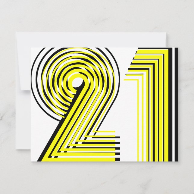 Convite Aniversário de 21 anos (Frente)