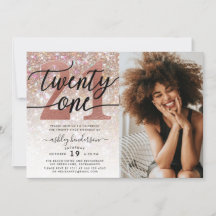 aniversário de 21 anos Champagne - Foto da Glitter