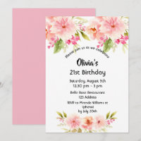 aniversário de 21 anos coral dahlia flores pastel