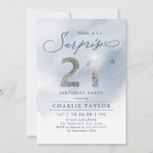 Aniversário de 21 anos de surpresa adulta com bril