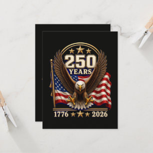Convite Aniversário de 250 Anos da América 250º
