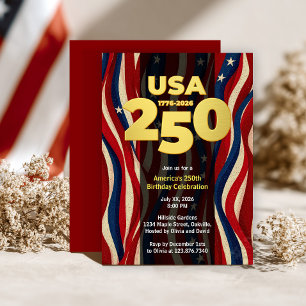 Convite Aniversário de 250 anos da América, Festa USA 250