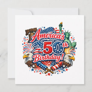 Convite Aniversário de 250 anos das Américas Celebração do