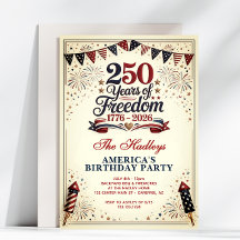 Aniversário de 250 anos Vintage dos EUA
