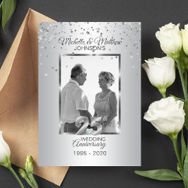 Convite Aniversário de 25 anos de casamento com FOTO perso