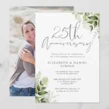 Aniversário de 25 anos de Casamento Foto Floral Ve