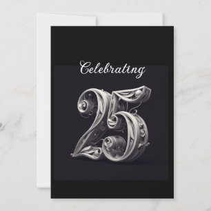 CONVITE ANIVERSÁRIO DE 25 DE CLASSY SILVER