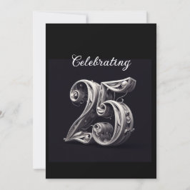 CONVITE ANIVERSÁRIO DE 25 DE CLASSY SILVER