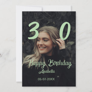 Convite aniversário de 30 anos adicionar nome data ano ver