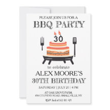 aniversário de 30 anos churrasco