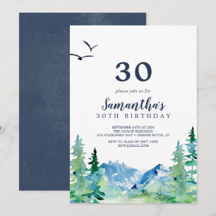 Convite aniversário de 30 anos das Montanhas Rochosas