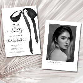 Convite aniversário de 30 anos de aniversário de fotos do 