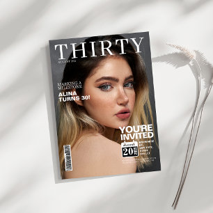 Convite Aniversário de 30 anos de cobrir da revista editor