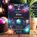 Convite Aniversário de 30 anos de Eventos do New Neon Boy<br><div class="desc">Celebre em estilo com o nosso "Novo Convite para aniversário de 30 anos da Equipe de Crianças Neon-Boy"! Este design dinâmico apresenta cores néon vibrantes e gráficos de boliche divertidos, perfeitos para configurar o palco para um aniversário de 30 anos enérgico e memorável. Ideal para um evento de equipe ou...</div>