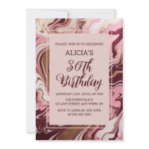 Aniversário de 30 anos de Fluido Rosa Rosa Dourado