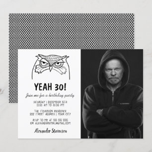 Convite aniversário de 30 anos de Fotos Engraçado