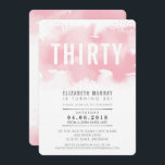 Convite aniversário de 30 anos de na moda INVITE  cor d'ág<br><div class="desc">Um design de convite para o seu BIRTHDAY para qualquer idade - contacte-me para mudar o tipo de brilho para si! Dica: 1. Para alterar/mover gráficos e fontes e adicionar mais texto - pressione o botão "personalizar". - - - - - - - - - - - - - -...</div>