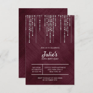 Convite Aniversário de 30 anos de Pérolas Brancas