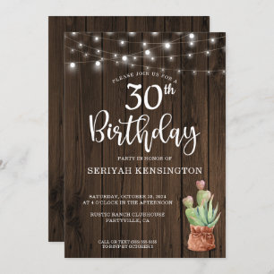 Convite Aniversário de 30 anos de Sucultura das Luzes de S