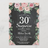 aniversário de 30 anos de Surpresa de Peonies Rosa