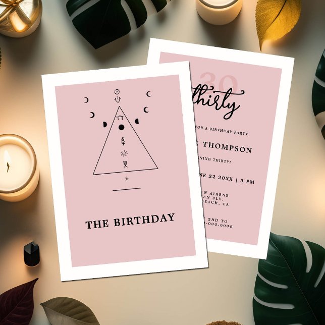 Convite Aniversário de 30 anos do Moderno Mystic Tarot For (Criador carregado)