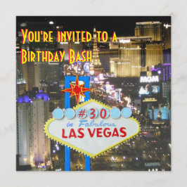 Convite Aniversário de 30 anos do partido de Las Vegas