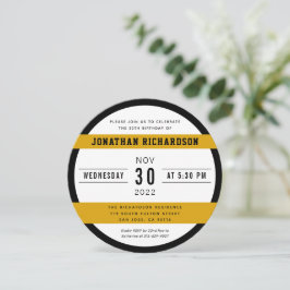 Convite aniversário de 30 anos nos aplausos e cervejas aos