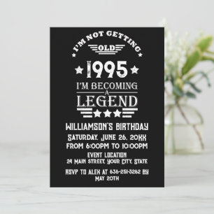 Convite Aniversário de 30 anos personalizado