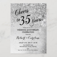 Aniversário de 35 anos de Casamento Prata