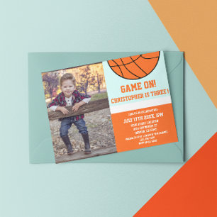 Convite Aniversário de 3 anos de Basquetebol