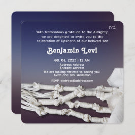 Convite Aniversário de 3 anos de Upsherin First Haircut Ju