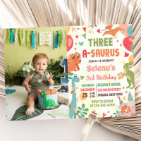 Aniversário de 3 anos do Dinossauro Cinto-A-Sauro