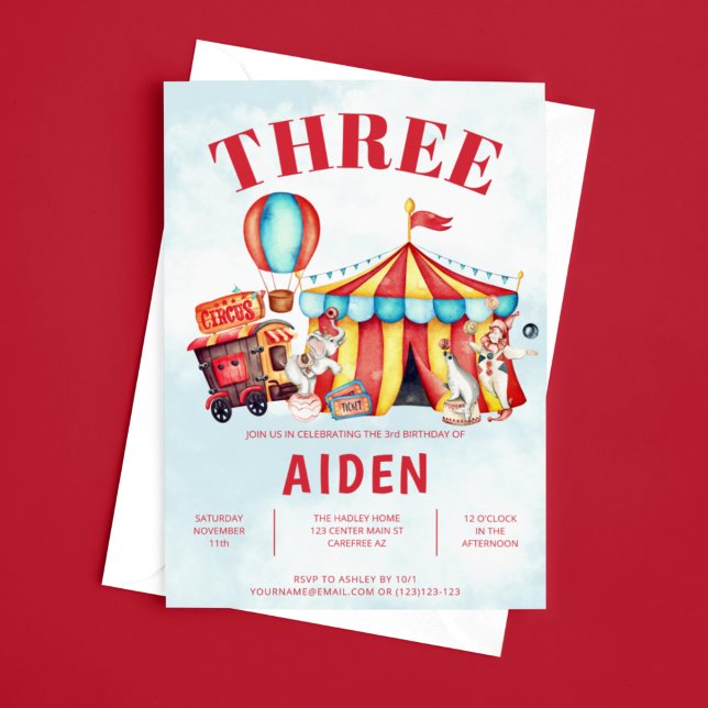Convite Aniversário de 3 anos do Festival de Circo do Carn (Criador carregado)