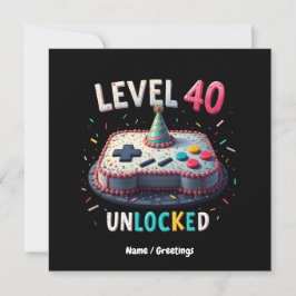 Convite Aniversário de 40 anos de Estilo de Jogos Desbloqu