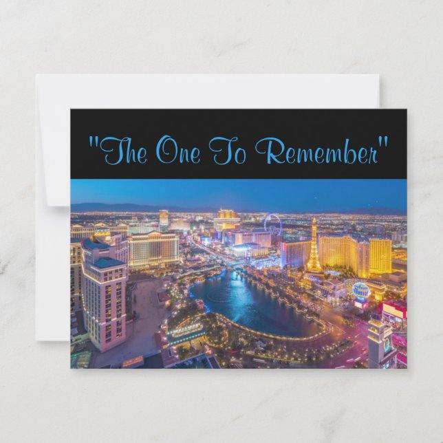 Convite Aniversário de 40 anos de Vegas (Frente)