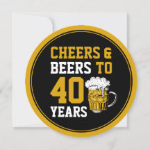 aniversário de 40 anos nos alegria e cervejas aos 